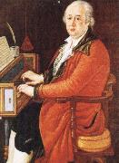 Johann Wolfgang von Goethe court composer in st petersburg and vienna playing the clavichord china oil painting artist